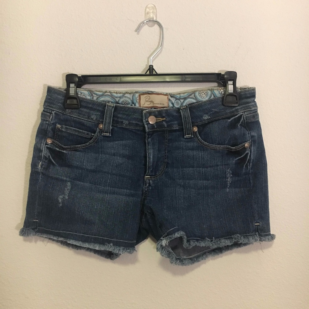 Paige Denim Blue Shorts